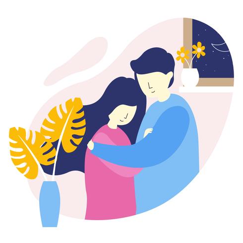 Cozy Settings Vector Illustration