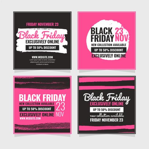 Vector Black Friday Social Media Post