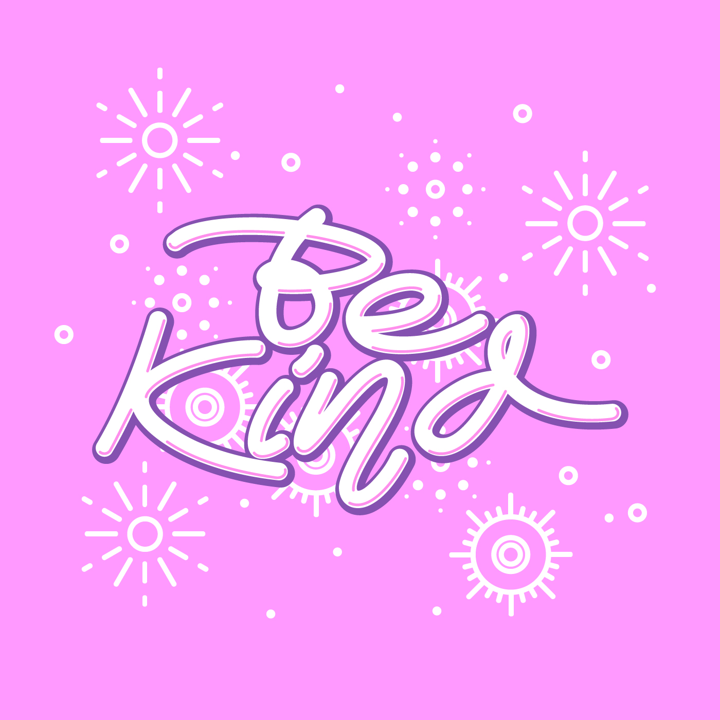 Be Kind Hand Lettering Vector 259444 Vector Art at Vecteezy