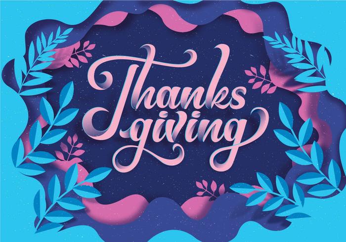 Papercraft Thanksgiving Vol 3 Vector