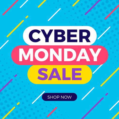 Cyber Monday Sale Banner  vector