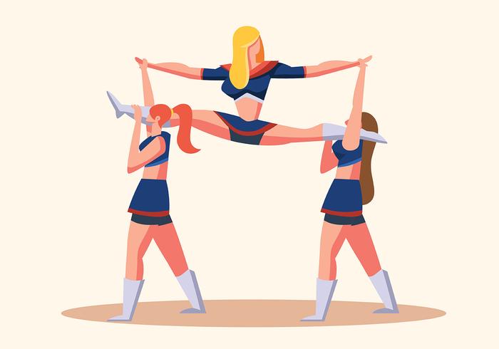 Cheerleader vector