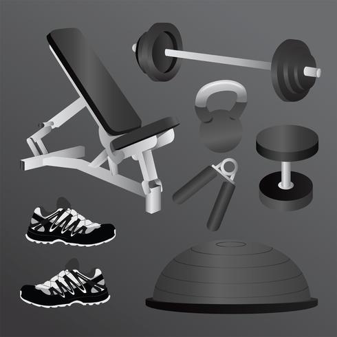 Fitness Equipment vector