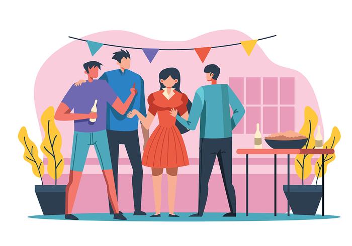 Parties and Gatherings vector