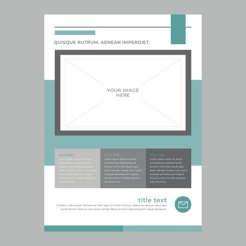 Simple and Modern Business Flyer vector