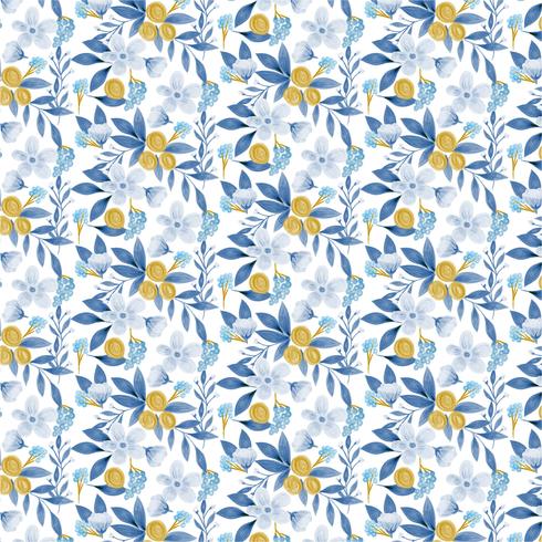 Vector Seamless Floral Pattern