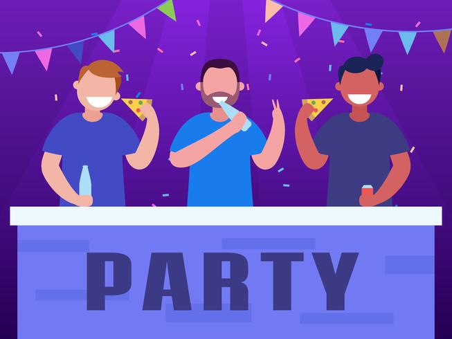 Funky Parties And Gatherings Vectors