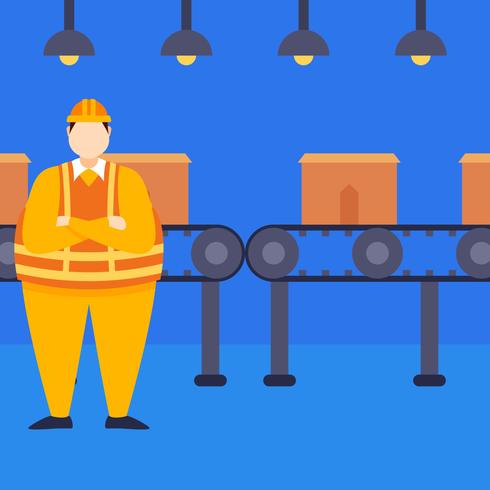 Outstanding Factory Worker Vectors