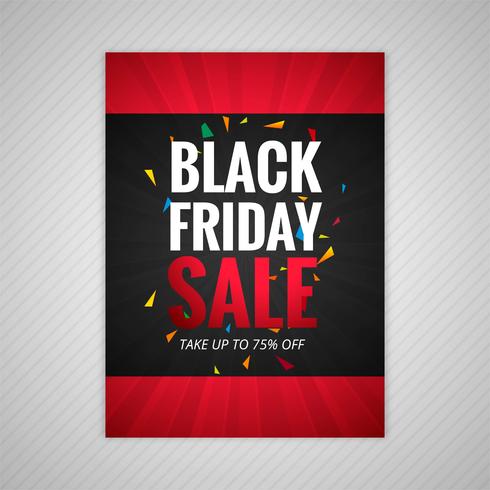 Black friday sale poster design vector