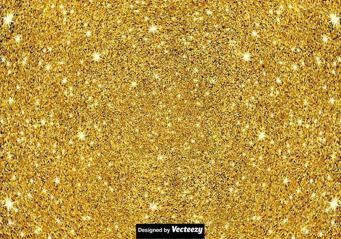 Pixie Dust Background - Vector Golden texture