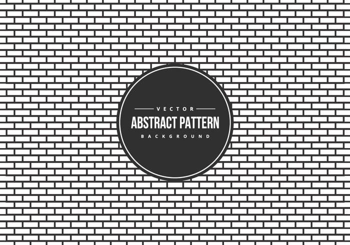 Abstract BW Brick Style Pattern Background vector