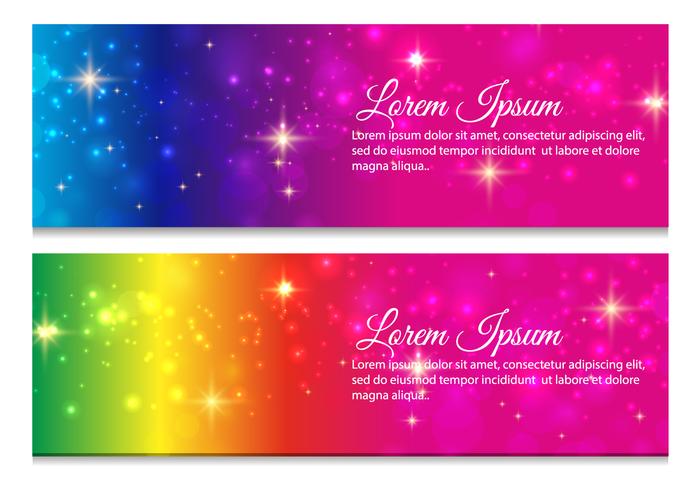 Colorful Abstract Banners vector