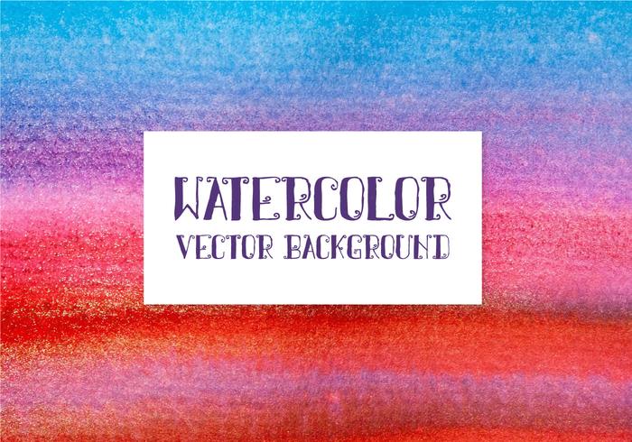 Colorful Vector Watercolor Background