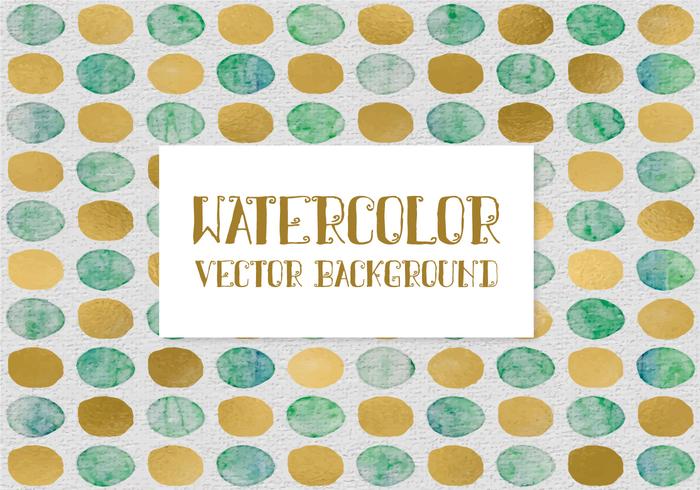 Polka Dot Watercolor Background vector