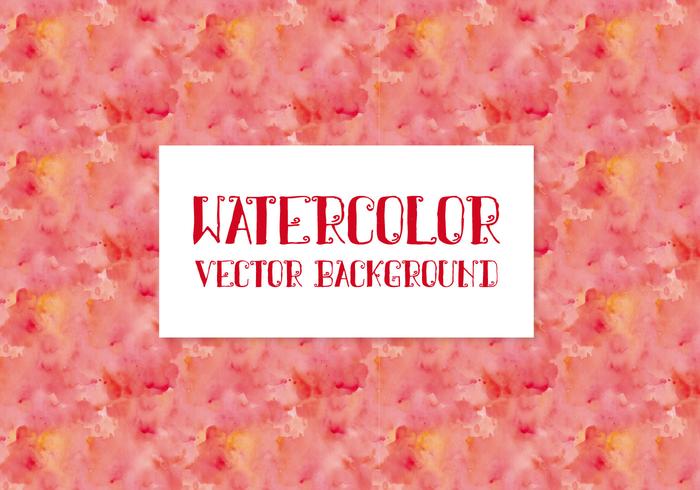 Peach Watercolor Vector Background