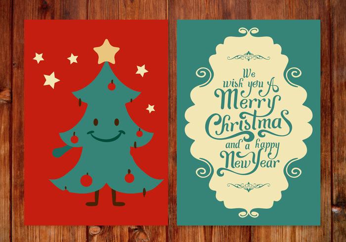 Cute Christmas Card vector