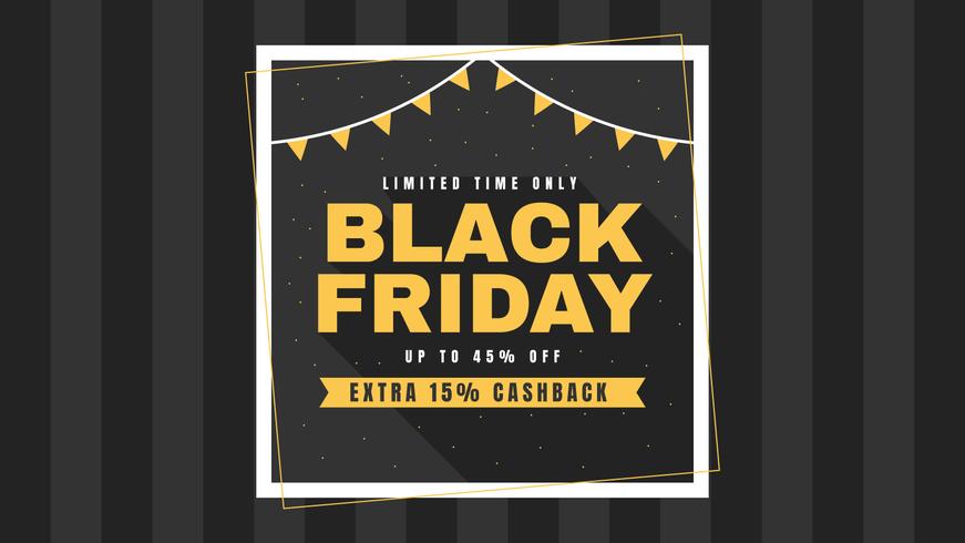 Unique Black Friday Social Media Post Vectors