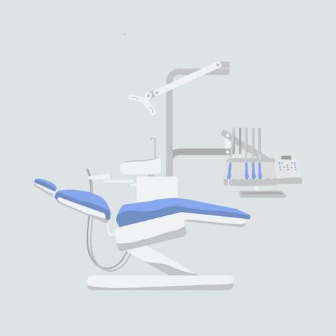 Silla de dentista vector