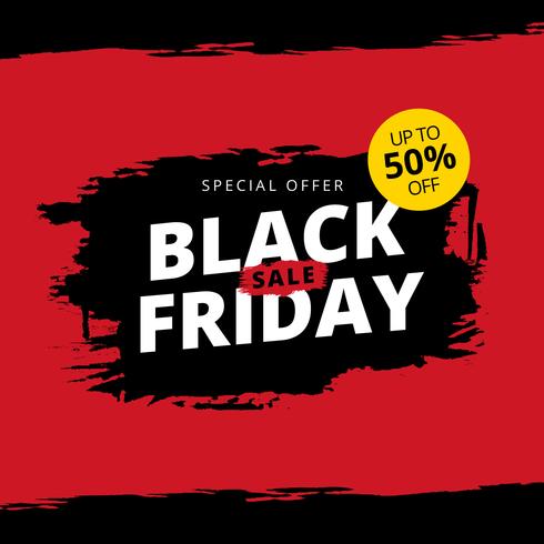 Black Friday Social Media Post vector