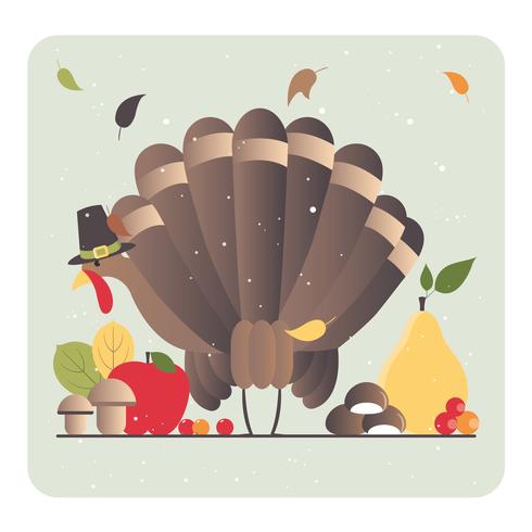 Vector Thanksgiving illustration