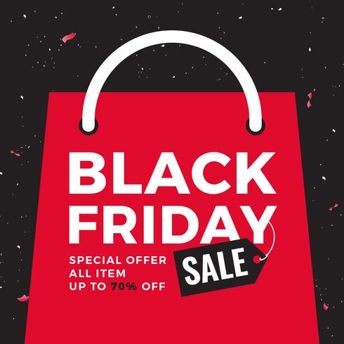 Black Friday Social Media Post vector