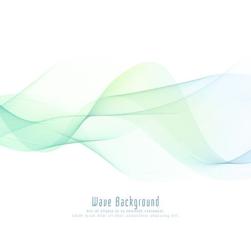 Abstract stylish modern wavy background vector