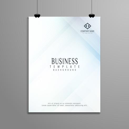 Abstract elegant geometric business brochure template design vector