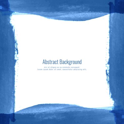 Abstract elegant watercolor frame background vector