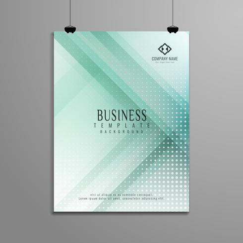 Abstract geometric business brochure template design vector