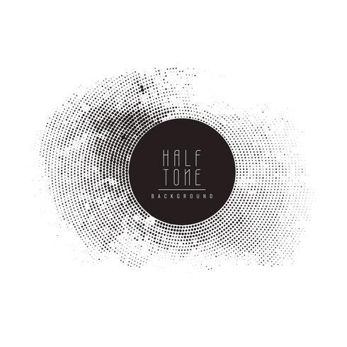 Abstract halftone dots design background vector