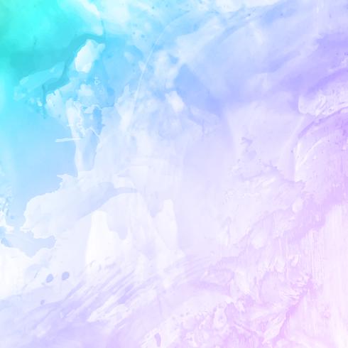 Abstract colorful watercolor decorative background vector