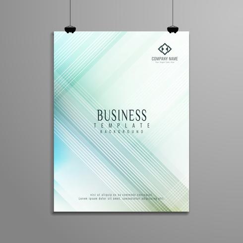 Abstract elegant geometric business brochure template design vector