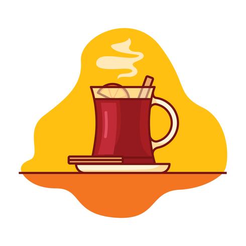 Mulled wine vector