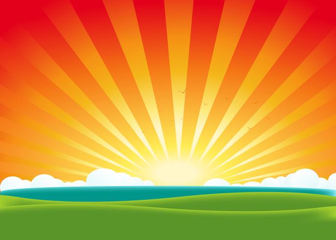 Summer Landscape vector