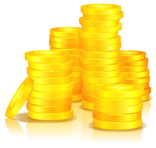 Golden Coins vector