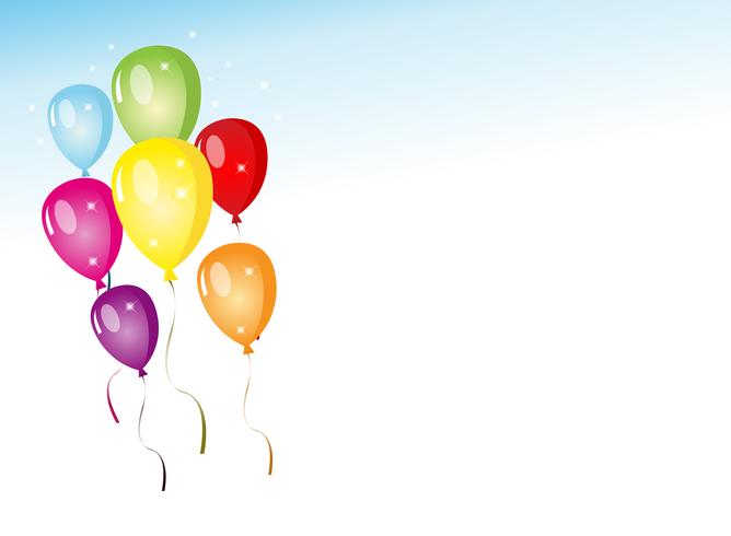 Balloons Party vector