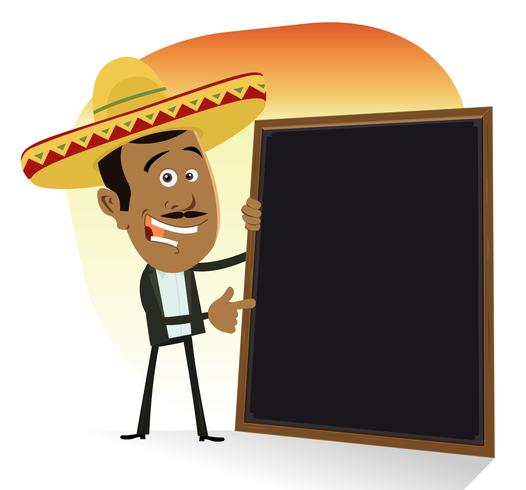 Menú mexicano vector