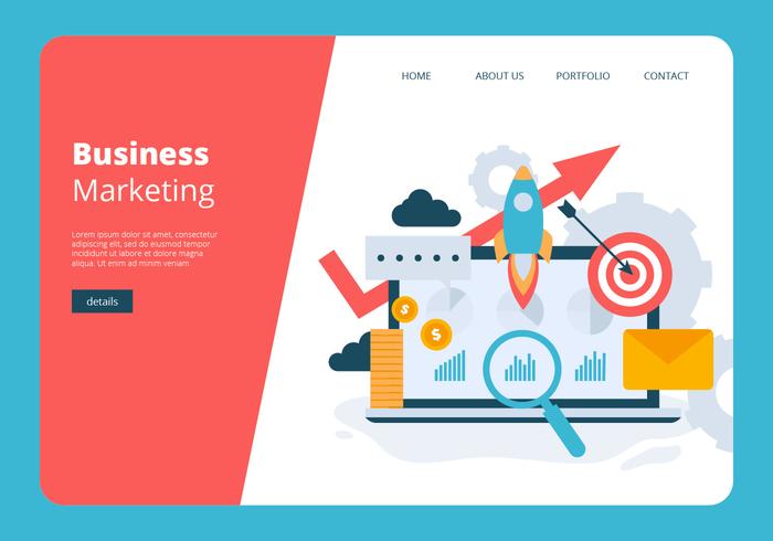 Business Marketing Banner Vector Template