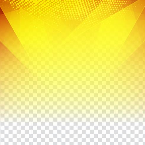 Fondo poligonal geométrico amarillo moderno abstracto vector