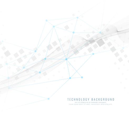 Abstract geometric technology background vector