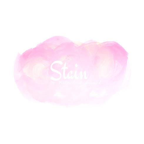 Abstract pink watercolor stain design background vector