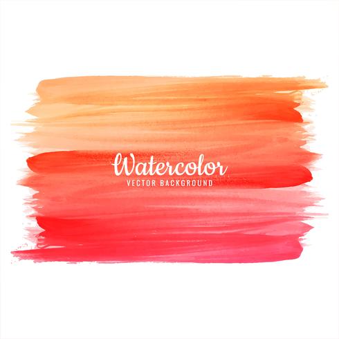 Beautiful watercolor colorful stroke brush design illustration vector