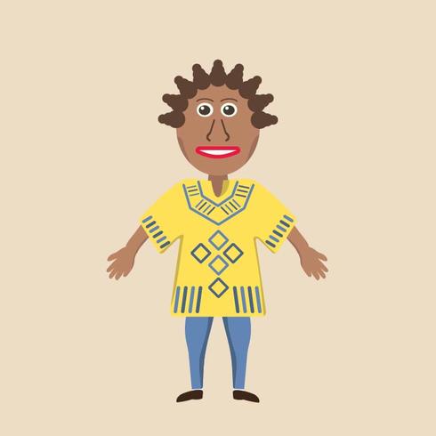Man in Dashiki  vector