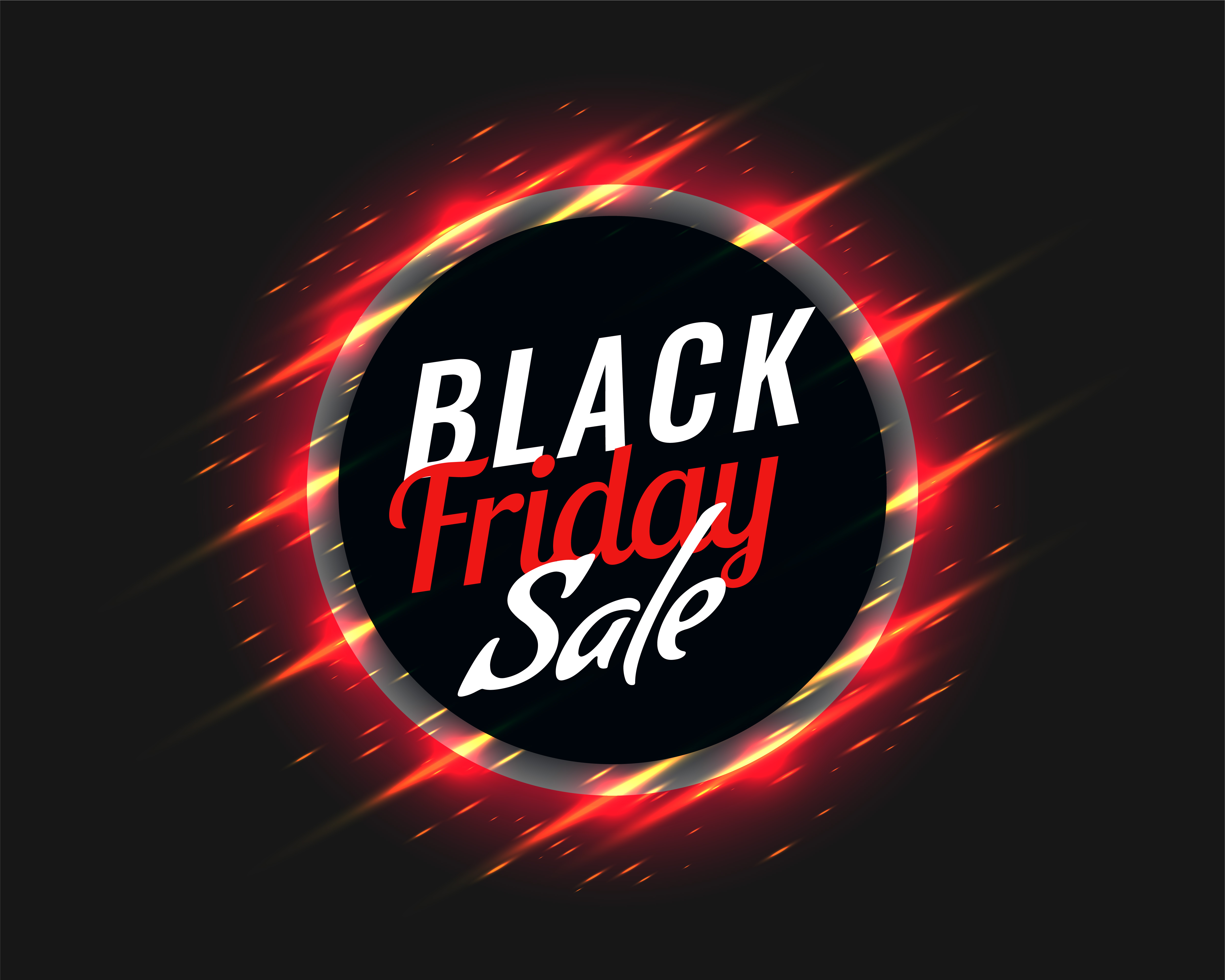 black friday sale background with glowing red streaks - Download Free