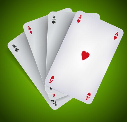 ases del poker - juegos de casino vector