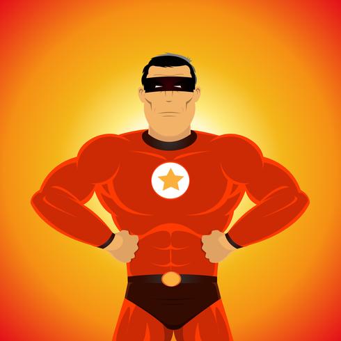 Comic-like Super-Hero vector