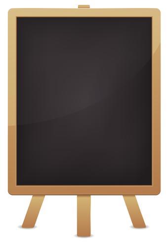 Empty Blackboard For Advertisement vector