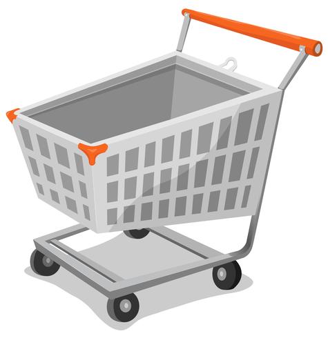 Cartoon Shopping Cart vector