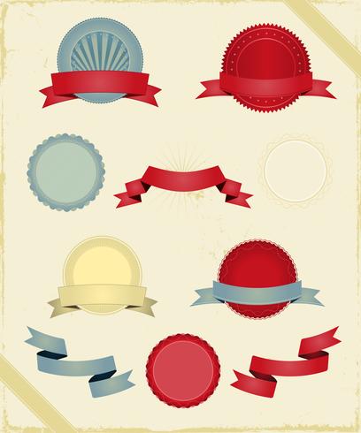 Vintage Ribbons And Banners Series vector
