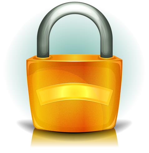 Padlock Security Icon vector